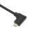 Cable de interfaz multimedia Micro HDMI 8K a 60 Hz, codo de 90, macho-hembra, OD4.0mm 3