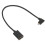 Cable de interfaz multimedia Micro HDMI 8K a 60 Hz, codo de 90, macho-hembra, OD4.0mm 7