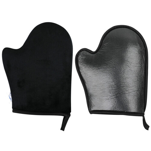 Tanning Glove Reusable Washable Spread Evenly Keep Hands Clean Flocking Sunless Tanner Mitt 2