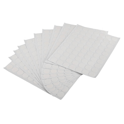 700 Stück 20 mm transparente selbstklebende Klebepunkte
