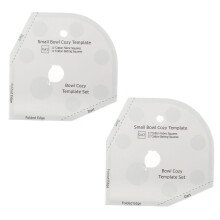 2 piezas plantilla acrílica para funda de cuenco de 6 pulgadas, 15.24x15.24cm