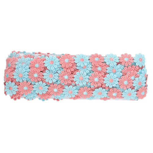 Gänseblümchen Spitzenband 15 Yards Polyester weiß 1