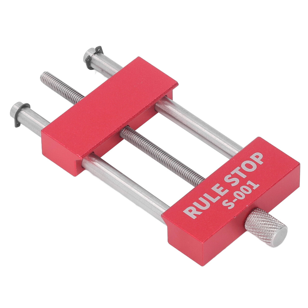 Woodworking Rule Stop Ruler Stopper Stopping Block High Accuracy Aluminium Alloy Tool 7901321078231