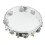 10in Hand Drum Adjustable Tone Double Row ABS Light Hand Bell Handheld Percussion Transparent 8