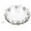10in Hand Drum Adjustable Tone Double Row ABS Light Hand Bell Handheld Percussion Transparent 14