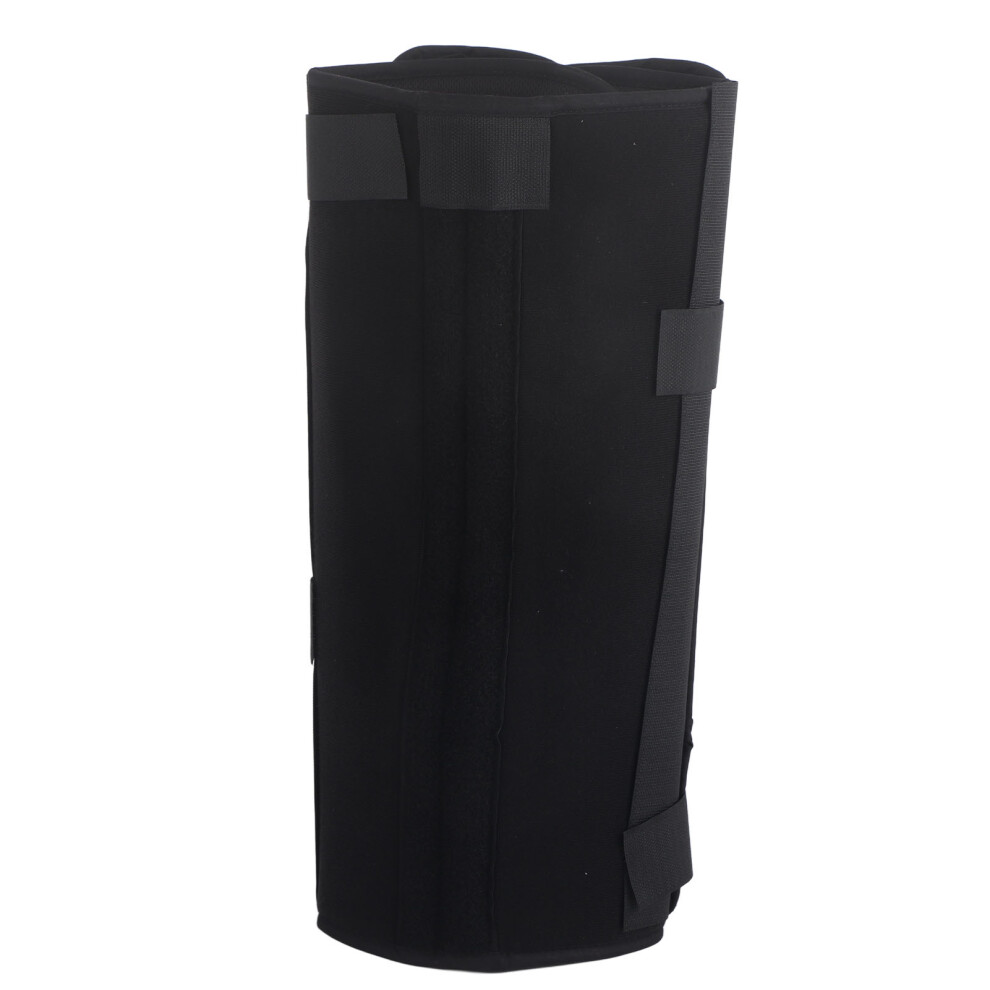 Knee Brace 3 Panel Adjustable Pain Relief Speed Recovery Knee Leg Immobilizer for Sprains Dislocations Injuries 42cm Length