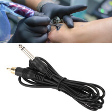 2 m RCA Tattoo Clip-Kabel, PVC-Kabel, RCA auf 6,35 mm