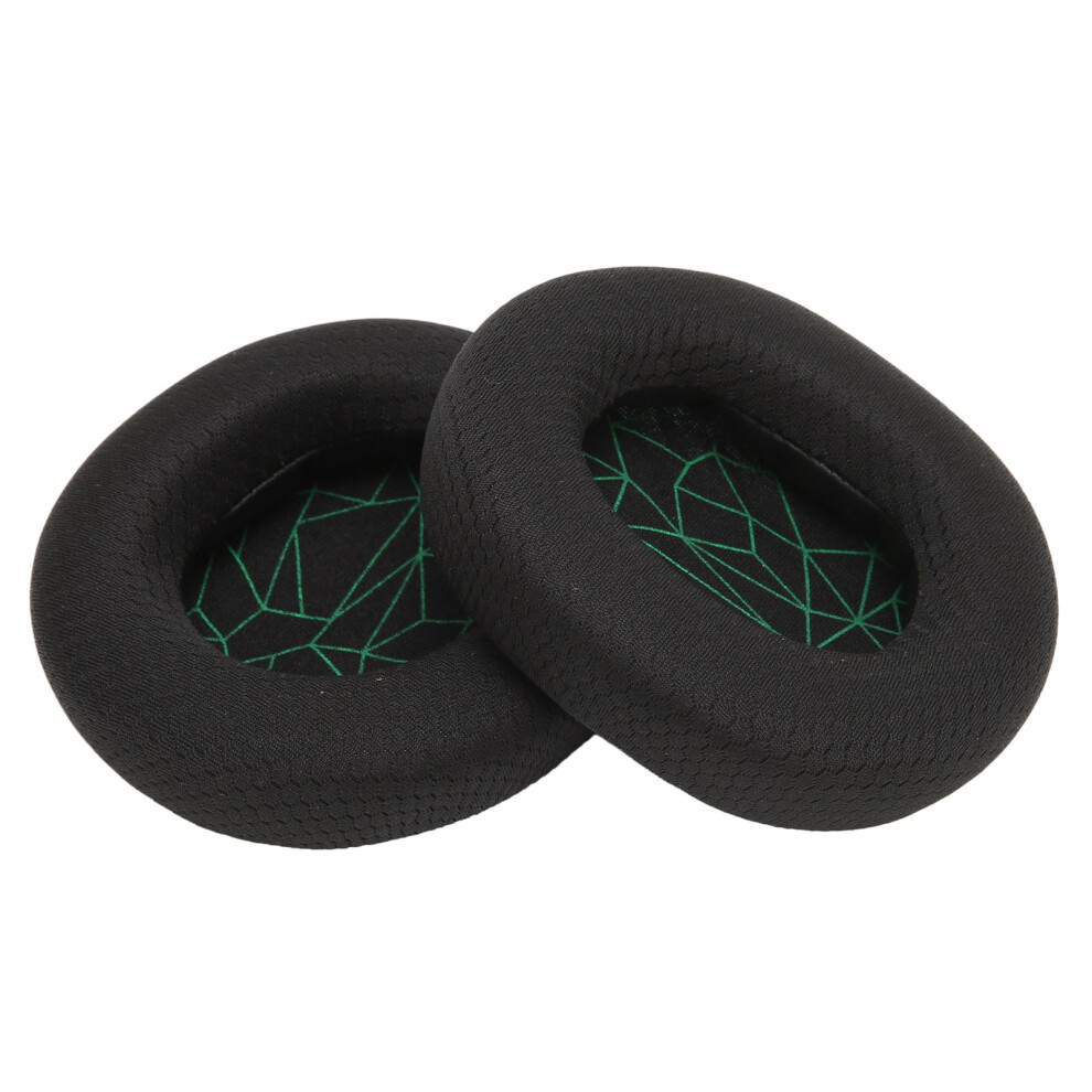 Headphone Ear Pads Noise Isolation Breathable Mesh Sponge Replacement Ear Cushion For Steelseries Arctis 1 3 5 7 9Pro And Mesh Black/Green 8451321079572