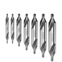 Broca de centrado de 60 grados, HSS, plateada, 1 x 33mm