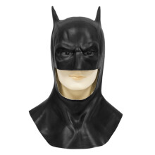 Cubierta facial de látex de figura de cine famosa 55-62cm negro