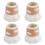 4er-Pack Katzenpfoten-Silikon-Beinschützer 4  4,2 cm 2