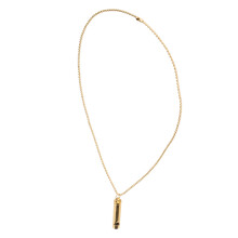 Collar de respiración: alivio del estrés, 5x1 cm, oro