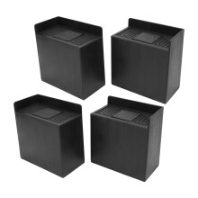4 Stück 4-Zoll-L-förmige Anti-Vibrationspads, rutschfest