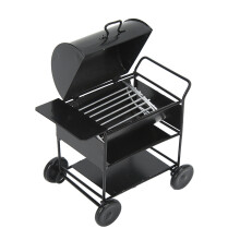Parrilla de barbacoa en miniatura 1/12 para casa de muñecas, modelo de metal para coche RC y uso decorativo, 3,5 cm