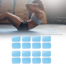 50 piezas de almohadillas de gel para abdomen 40x60mm para entrenador de abdomen