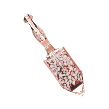 Absinthe Spoon Vintage Hollow Design Stainless Steel Wormwood Cocktail Bar Glass Cup Drinking Filter Spoon Rose Gold