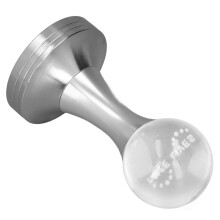 Kristallkugel-Tamper 51x05mm / 2.0x4.1in Silber