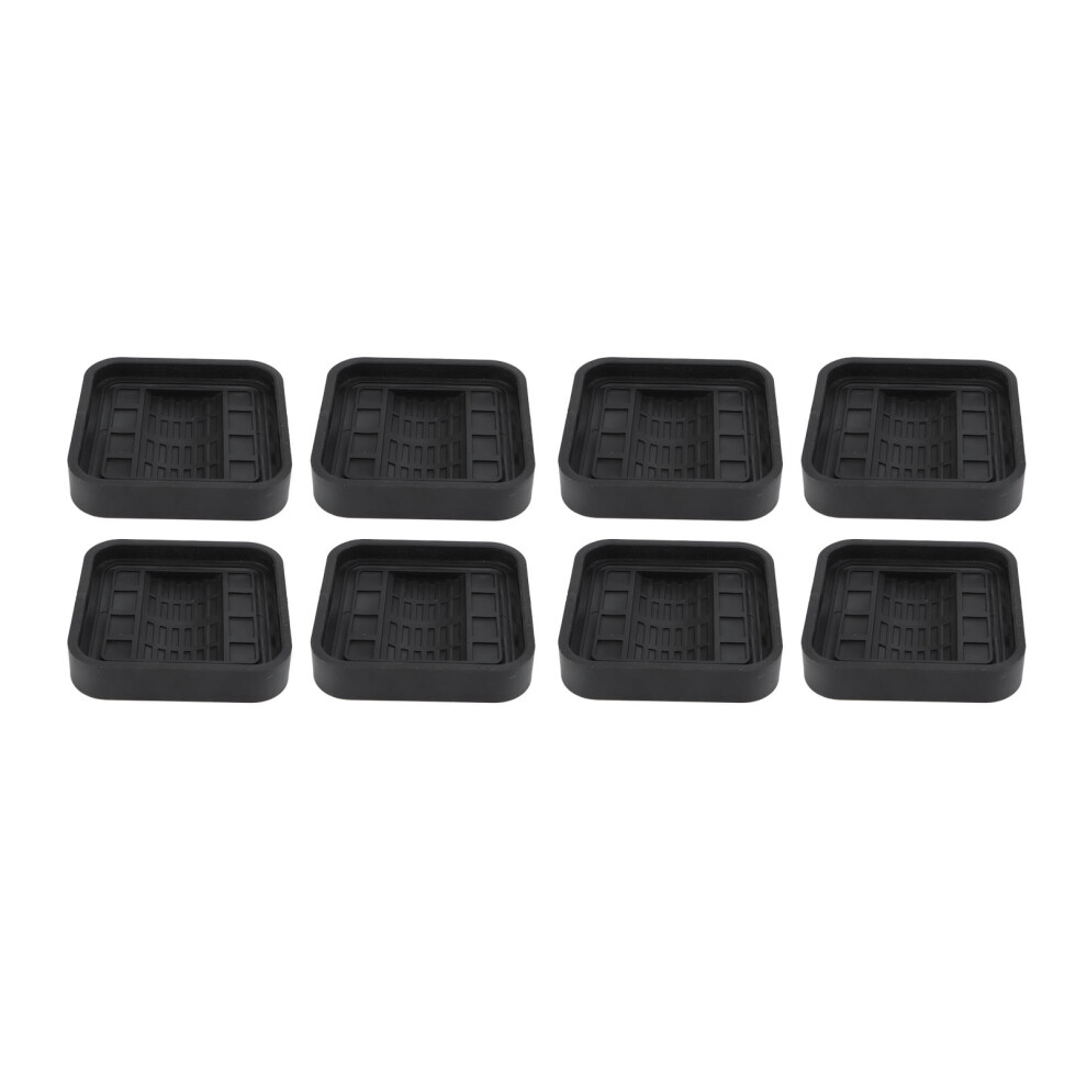 8Pcs Wheel Stoppers Rubber Universal Scratch Proof Bed Sofa Caster Cups For Furniture 7671321089925