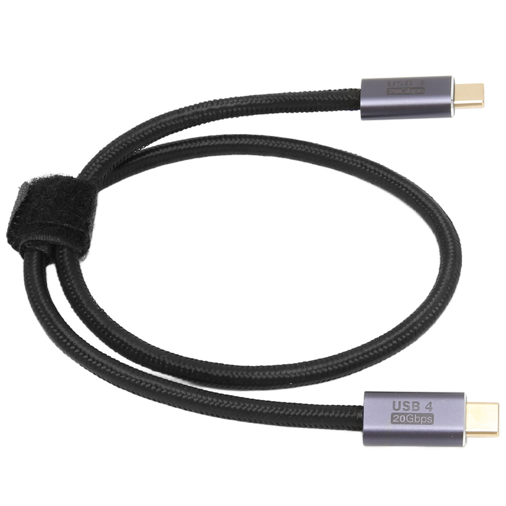 USB 4.0 Cable Multifunctional 20Gbps High Speed Transmission HD 8K 60HZ Support PD100W Type C to Type C Cable 19.7in-image-OPC-PHVBPJG-NEW
