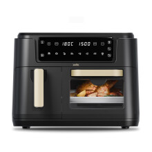 Cello AF901A Easy Fry Dual Zone Digital 11 litre Air Fryer 2 Draw 3.5L 7.5L Oven