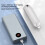 Bisslinderungstift USB 200mAh Silber Wärmeimpuls 4