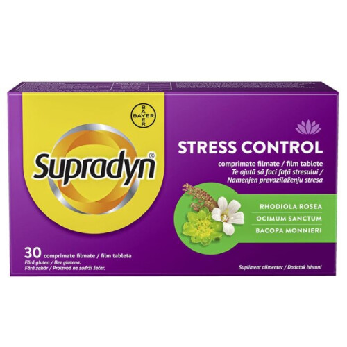 Bayer Supradyn stress control, 30 film tablets