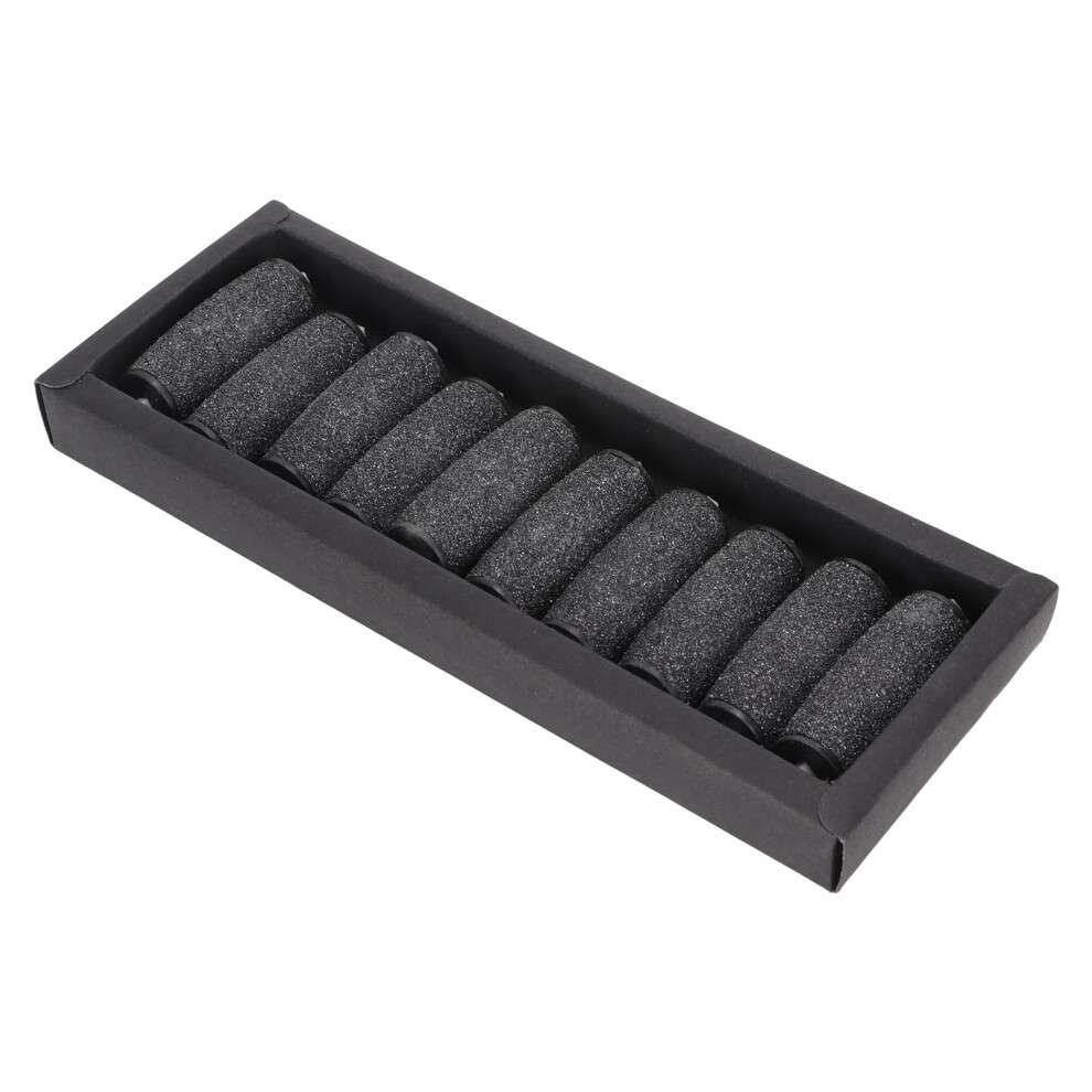 Replacement Head Foot File Grinding Tool Rollers Curved Remove Hard Rough Skin Roller for Feet Pedicure Tool
