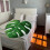 Leaf Flanell-Decke grün Größe 100x150 cm 350 g 7