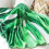 Leaf Flanell-Decke grün Größe 100x150 cm 350 g 5