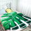 Leaf Flanell-Decke grün Größe 100x150 cm 350 g 11