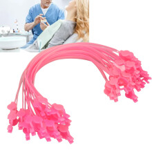 Clip dental para babero rosa de plástico modelo básico talla S