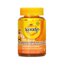 Supradyn Kids, 60 orange-flavored strawberry lemons and vanilla