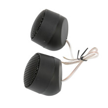 Mini-Dome-Hochtöner 10 W 4 Ohm rundes schwarzes Paar