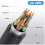 Cable Mini HDMI a HDMI 8K60Hz OD4.0mm PVC 6