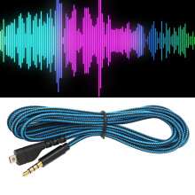 3/5/7/Pro Cable 2m 3.0mm cobre libre de oxígeno negro