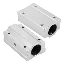SCS13LUU Guía lineal de bolas de 13 mm de diámetro interior y 75 mm de longitud plateado