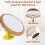 Coffee Shot Mirror for Bottomless Portafilter Multi Directional Rotation Visualization Coffee Flow Rate Observation Reflective Mirror Gold 11