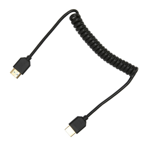 HDMI 8K60 PU-Spiralkabel Typ-A männlich-männlich 2