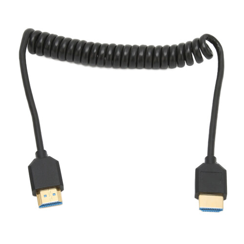 HDMI 8K60 PU-Spiralkabel Typ-A männlich-männlich
