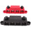 2 Stück Schwarz/Rot 4-Pol-Verteilerblock 3/8in 250A 2