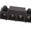 2 Stück Schwarz/Rot 4-Pol-Verteilerblock 3/8in 250A 11