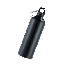 750 ml Aluminiumflasche mit Karabiner – Schwarz 257 cm