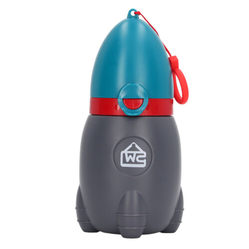 Pipi-Trainingsbecher 19x8 cm dunkelblau tragbares Urinal 1