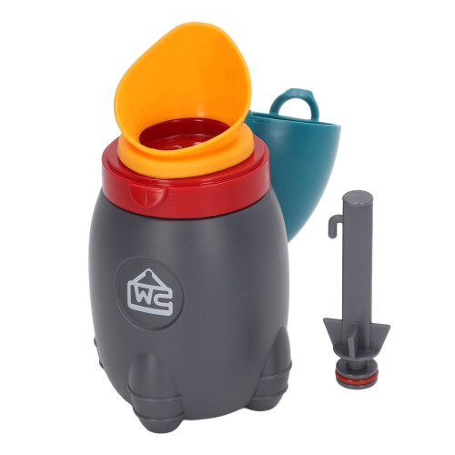 Pipi-Trainingsbecher 19x8 cm dunkelblau tragbares Urinal 2
