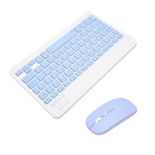 Kabellose Tastatur-Maus-Set 10in Blau V3.0 180mAh