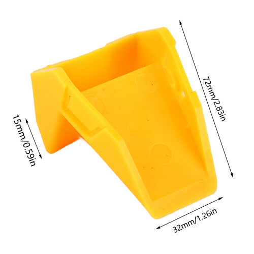 4 piezas de protector plástico amarillo para cambiador de neumáticos 2