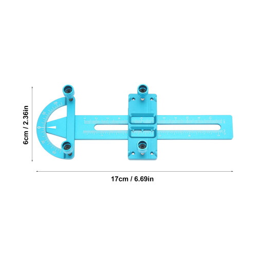 RC Absorber herramienta de medición ajustable azul 17x6cm 2