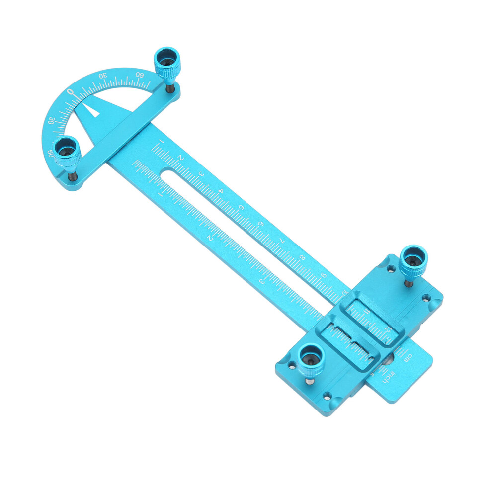 RC Absorber Measuring Tool Aluminium Alloy Free Adjustment Strong Durable Shock Absorber Measurement Tool for RC Car Blue-image-OPC-PHVC2Q2-NEW