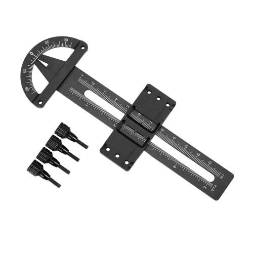 RC Absorber Messwerkzeug 17x6 cm Aluminium Schwarz 2
