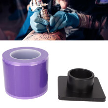 Película de barrera desechable 1200 hojas 4x6 pulgadas para equipos dentales y de tatuaje morado